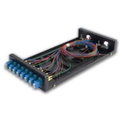 8 Port fiber tray With SC simplex adapters