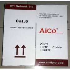 CAT 6 Aico UTP 305 Metres Ethernet Cable 