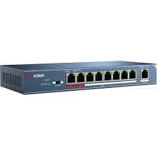 8 ports Hikvision 100Mbps Unmanaged PoE Switch DS-3E0109P-E