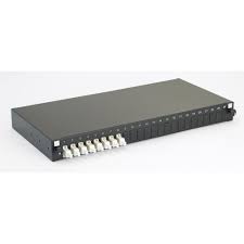 24 port Fiber Tray with LC Adapter-Duplex