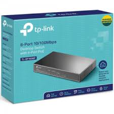 Tplink TL SF1008P 8 Port 10100Mbps Desktop Switch with 4 Port PoE