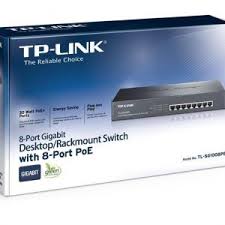 8-Port Tplink TL-SG1008PE Gigabit Desktop/Rackmount Switch with 8-Port PoE