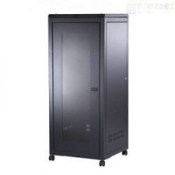 32U 600 X 1000 MM Floor Standing Mesh Door Rack Cabinet