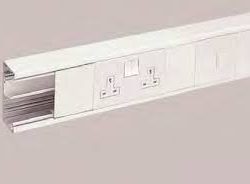 150mm x 50mm Metallic trunking Knockout