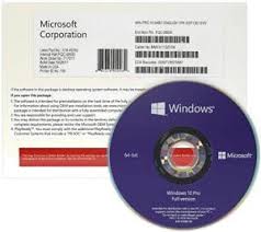 Microsoft Windows 10 Pro OEi 64 bit Disk