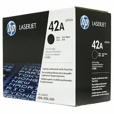 HP 42A Black Original LaserJet Toner Cartridge Q5942A