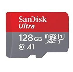 SanDisk MicroSD CLASS 10 98MBPS 128GB WO ADAPTER