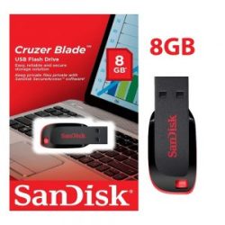 SanDisk 8GB Cruzer Blade Flash Drive