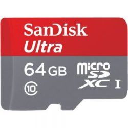 SanDisk 64GB MicroSD CLASS 10 80MBPS