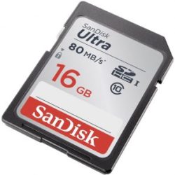 SanDisk Ultra SDHC 16GB 80MBs Class 10 UHS I