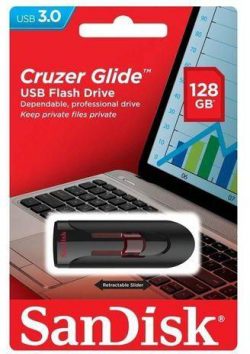 SanDisk Cruzer Glide™ 30 USB Flash Drive 128GB