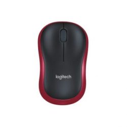 Logitech M185 Wireless Mouse - Red