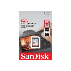 SanDisk Ultra SDHC 32GB 80MBs Class 10 UHS I