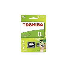 Toshiba 8GB Micro SD with Card Reader