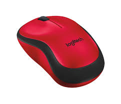 Logitech M220 Wireless Mouse Silent - Red