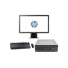 HP Elitedesk 800 G2 3rd Gen Core i5 4GB 500GB HDD 20" Monitor Desktop Refurb