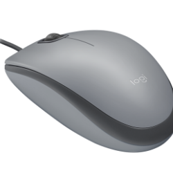 Logitech M110S USB Silent Mouse - Mid Grey