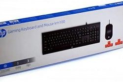 HP KM100 USB Gaming Keyboard and Mouse Black