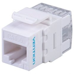 VENTION CAT6 UTP TOOLLESS KEYSTONE JACK WHITE PC TYPE