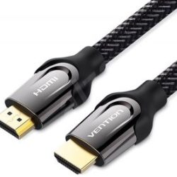 VENTION NYLON BRAIDED HDMI CABLE 5M BLACK METAL TYPE