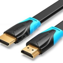 VENTION FLAT HDMI CABLE 3M BLACK