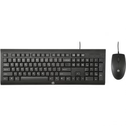 HP C2500 USB Keyboard and Mouse Black