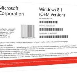 Microsoft Windows 8.1 Product Key Sticker