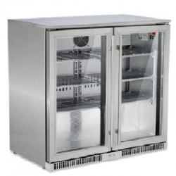 SnoMaster 220L Stainless Steel Under Bar Beverage Cooler