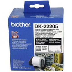 Brother DK-22205 Continuous Paper Label Roll-62mm