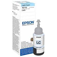 Epson T6735 Light Cyan Ink Bottle