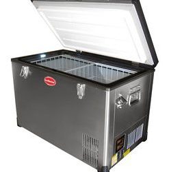 SnoMaster 75L Stainless Steel FridgeFreezer