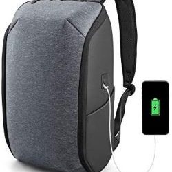 Kingsons 15.6" Laptop foldable Grey backpack