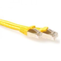 APS 0.5M F/UTP CAT 6A RJ45 Patchcord-Yellow