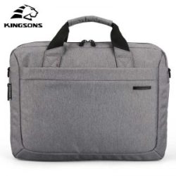 Kingsons 12" Grey Laptop Handbag