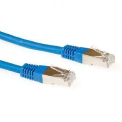 APS 1M F/UTP CAT 6A RJ45 Patchcord-Blue