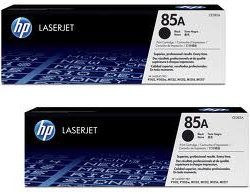 HP 85A CE285AD Black Toner Cartridge Twin Pack