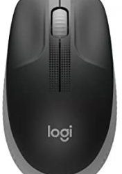 Logitech M190 Full-Size Wireless Mouse Mid-Grey