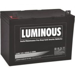 Luminous 12v100ah- SMF Deep Cycle Battery