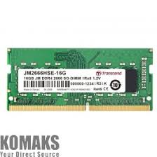 Transcend 16GB JM DDR4 2666 SO-DIMM 1Rx8 2Gx8 CL19 1.2V