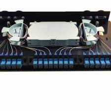 12 Port ODF Rack Mount with SC/UPC Duplex SM Adapter and Pigtail