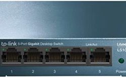 TP-Link LS105G 5-Port 10/100/1000Mbps Desktop Network Switch