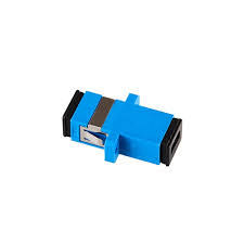 SC Simplex Multimode Fiber Optic Adaptor Blue