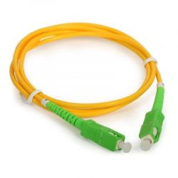 APC 20M SC SC Simplex Single Mode Fiber patch cord