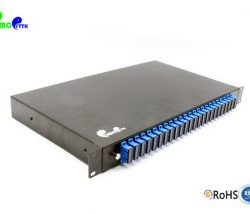 24 Port ODF Rack Mount with SC/UPC Duplex SM Adapter and Pigtail