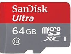 SanDisk Ultra 64 GB Class10 80MBPS micro SDHC Memory Card