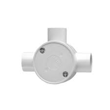 Tronic 25mm 3 Way Circular Junction Box