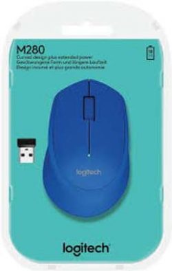 Logitech M280 Wireless Mouse Blue