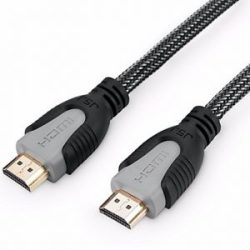 Vention Nylon Braided HDMI Cable 15M Black Metal Type