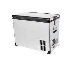 SnoMaster SMDZ-TR42D 40L Dual Compartment Stainless Steel Fridge/Freezer AC/DC