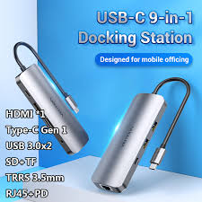 Vention USB-C Multi-Functional 9 in 1 Docking Station